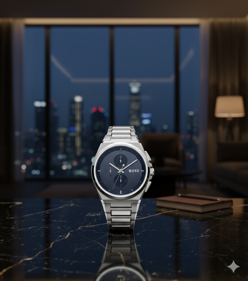 Montre homme HUGO BOSS Modèle STEER - 58115467