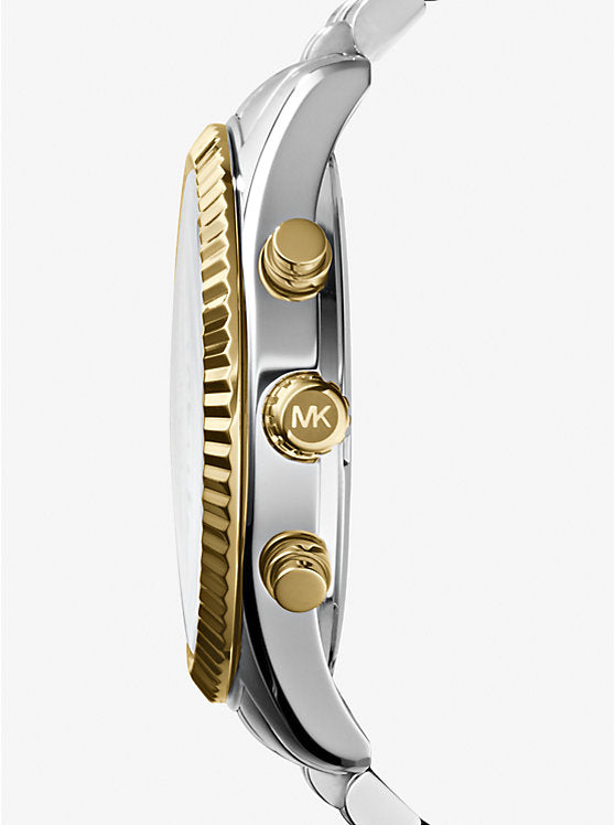 Montre Femme Michael Kors Oversized Lexington Two-Tone Watch - Zaphyr Montres Tunisie
