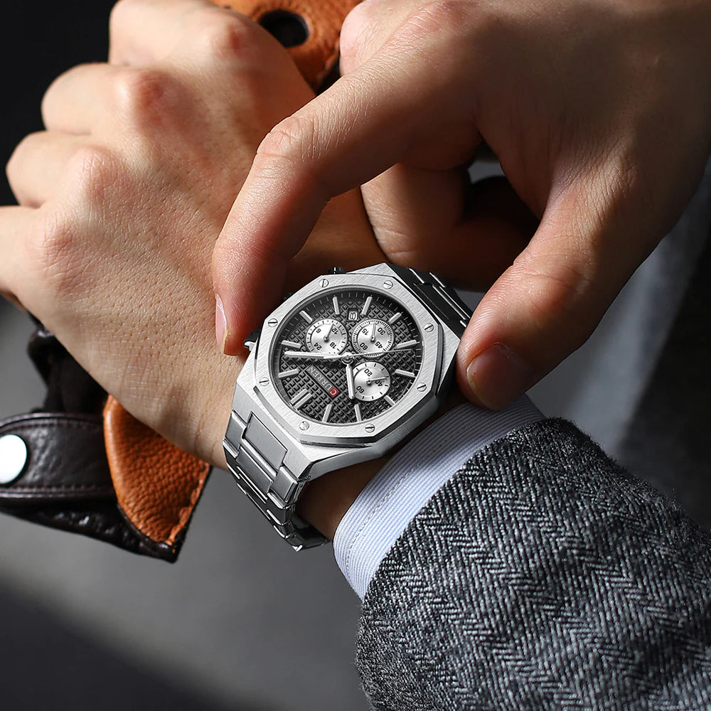 Montre Homme Curren 8440 Argent - Zaphyr Montres Tunisie