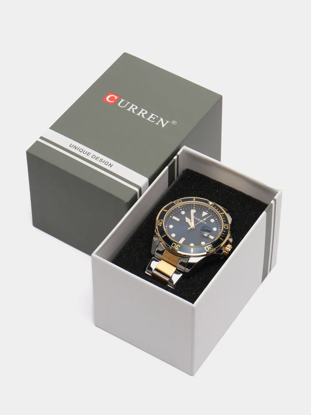 Montre Homme Curren Analog 8388 Fond Noir - Zaphyr Montres Tunisie