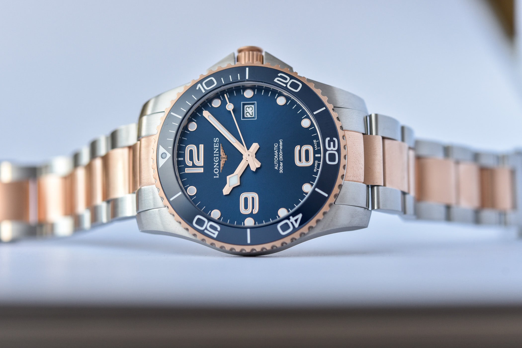 Montre Homme Longines HydroConquest L3.781.3.98.7 - Zaphyr Montres Tunisie