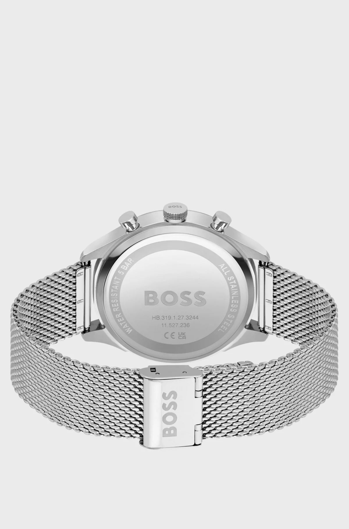 Montre Homme Hugo Boss chronographe plaquée Argent