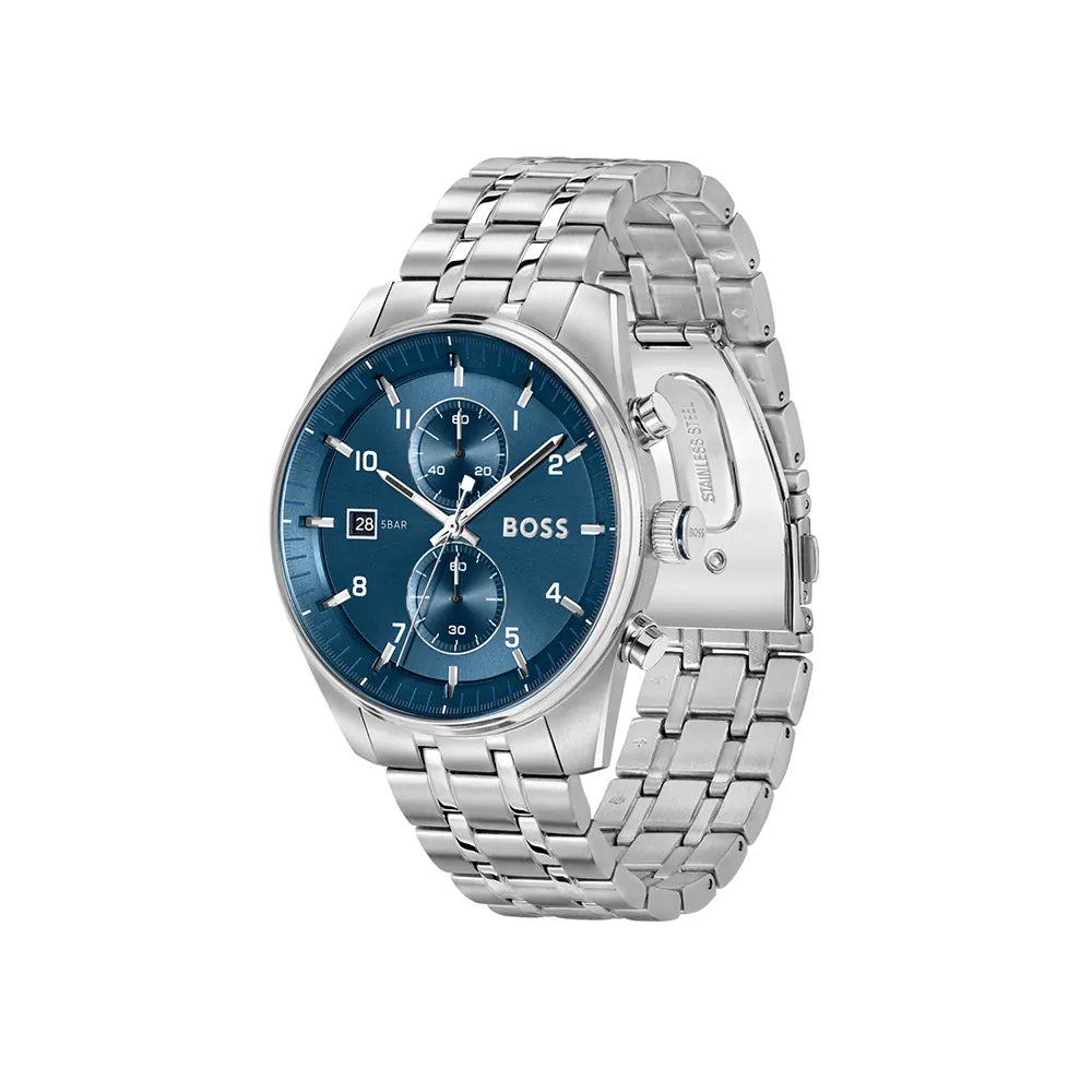 Montre homme HUGO BOSS 1514216 Skytraveller Blue