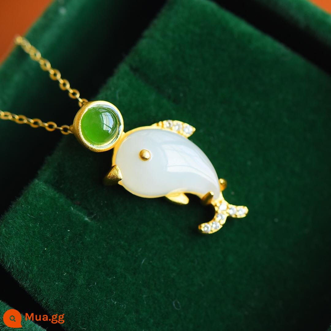 Collier Femme Green Fish Stainless Steel