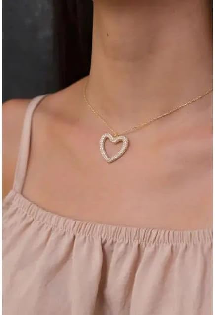 Collier Femme Heart Shape Stainless Steel