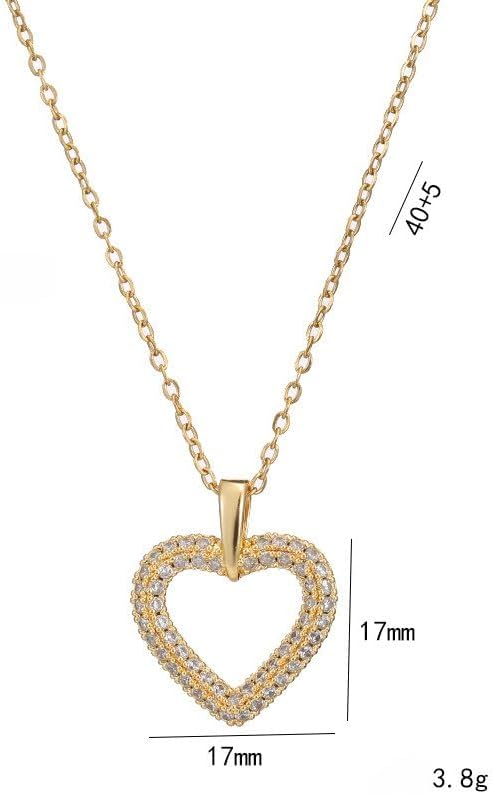 Collier Femme Heart Shape Stainless Steel