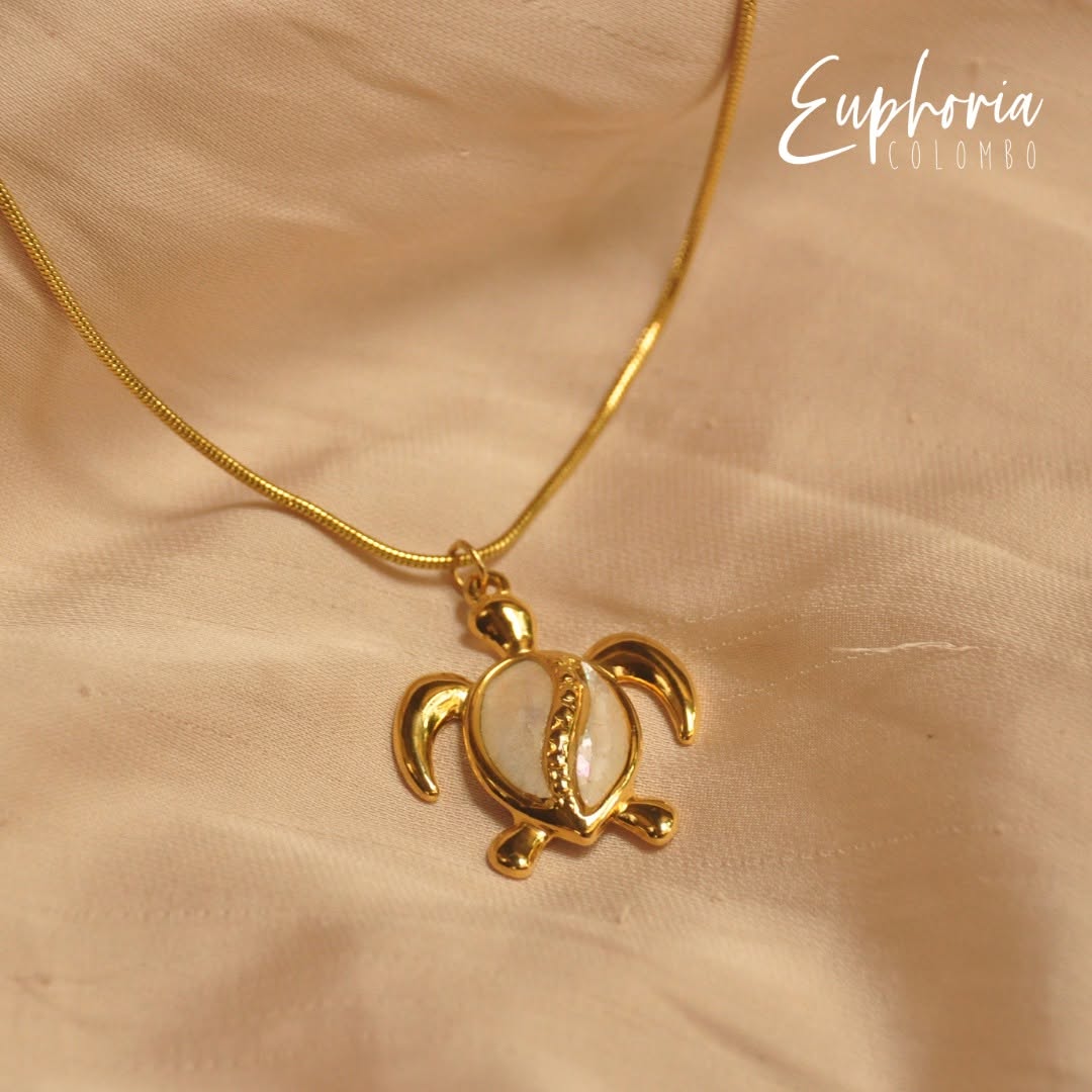 Collier Femme The Golden Turtle Stainless Steel