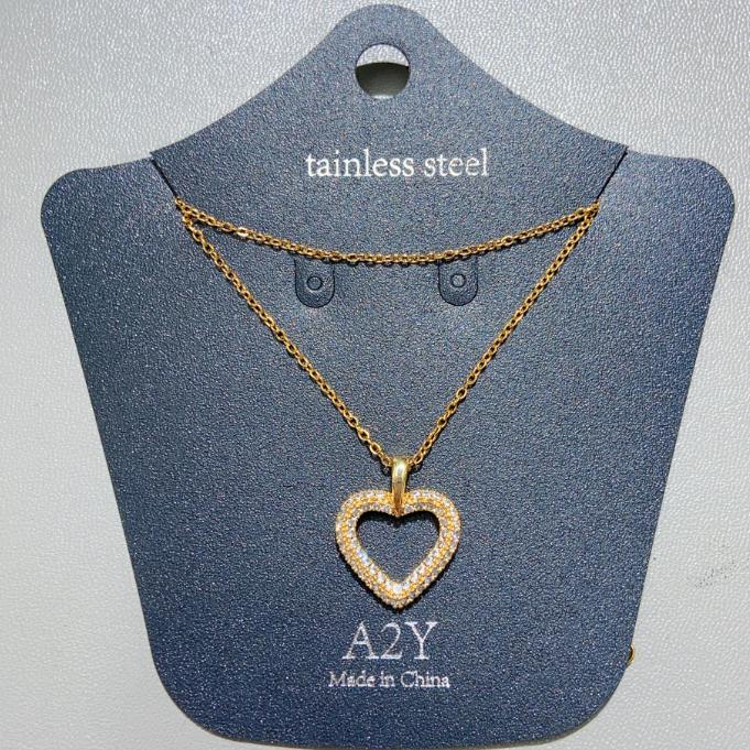 Collier Femme Heart Shape Stainless Steel