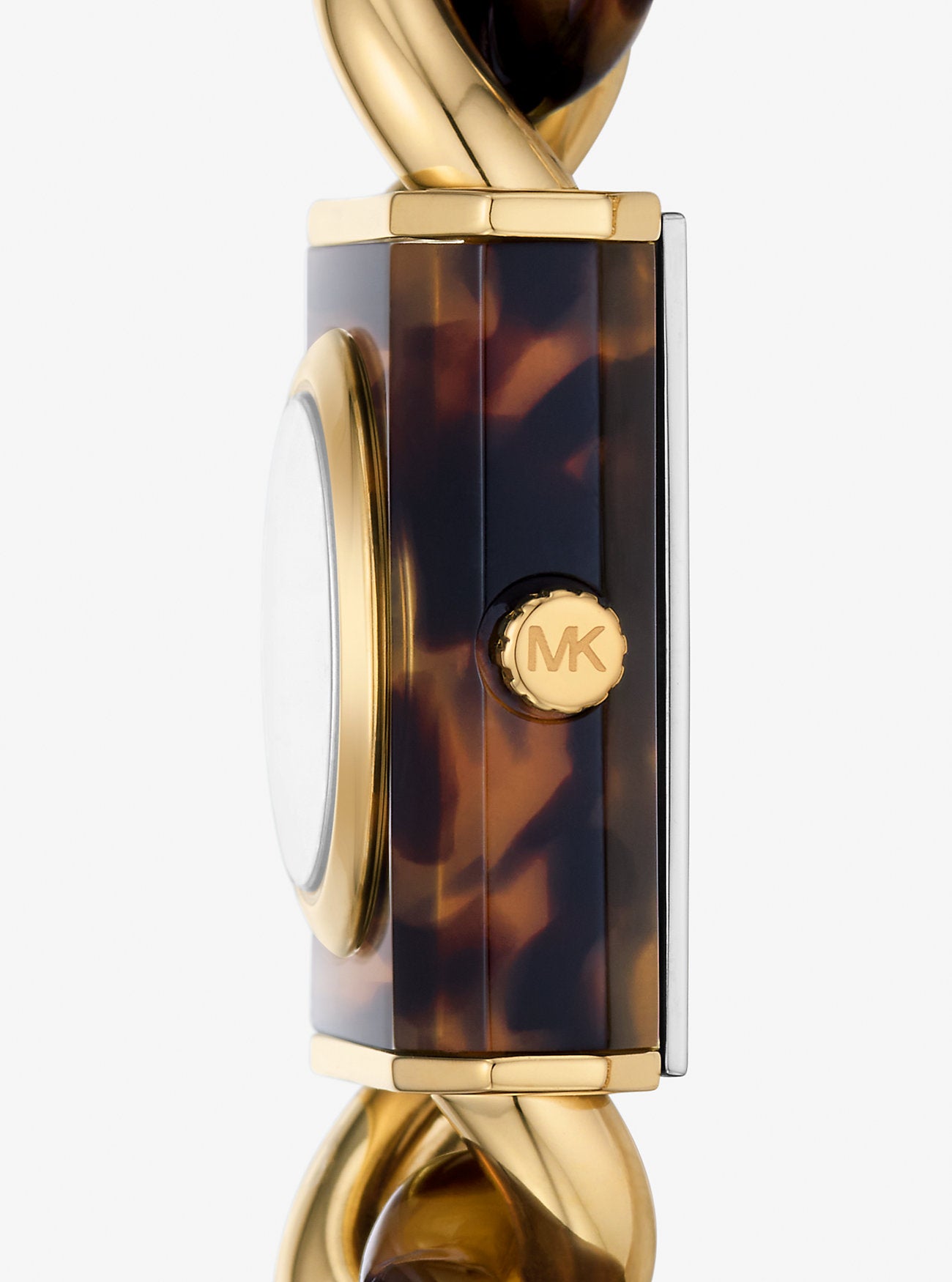Montre Femme Michael Kors Petite Lock Pavé Gold-Tone MK4808