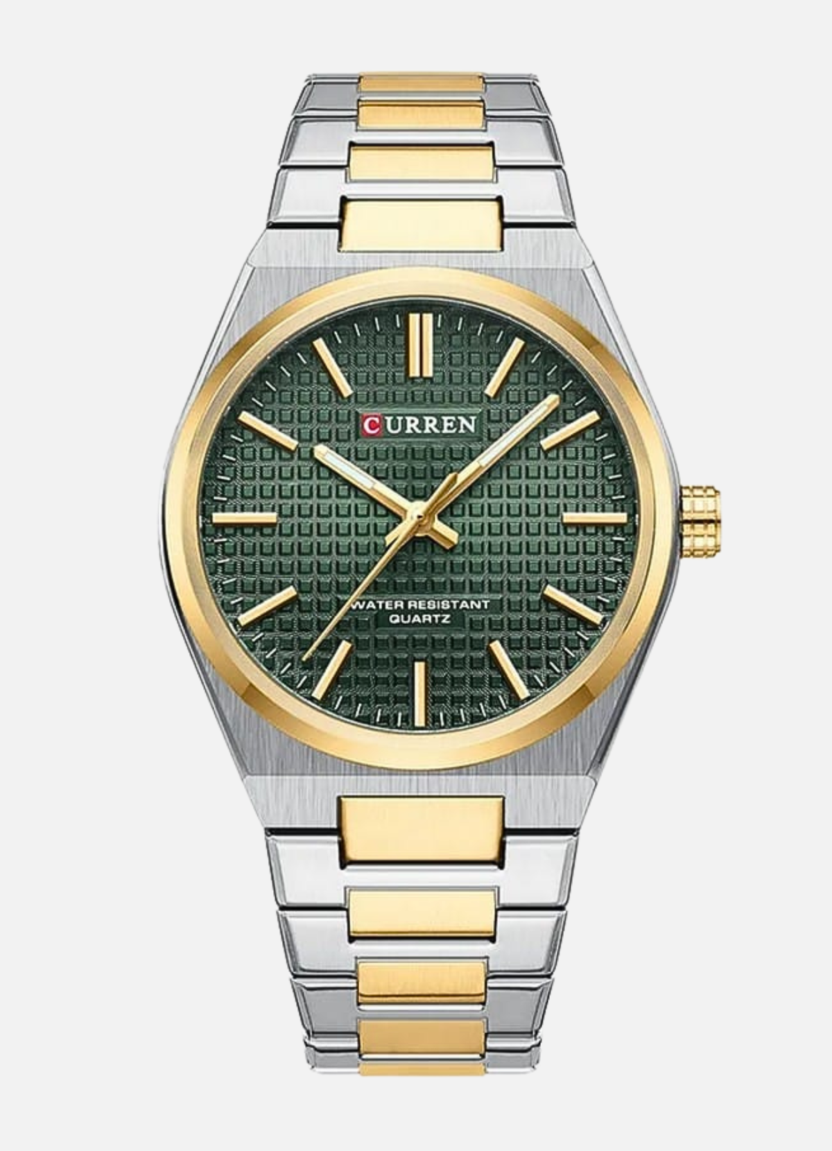 Montre Homme Curren 8439 Fond Vert - Zaphyr Montres Tunisie