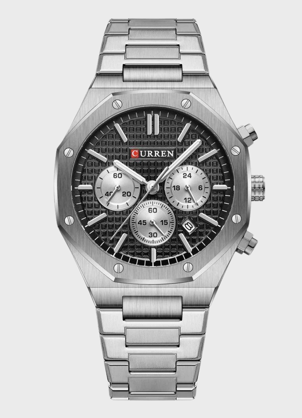 Montre Homme Curren 8440 Argent - Zaphyr Montres Tunisie