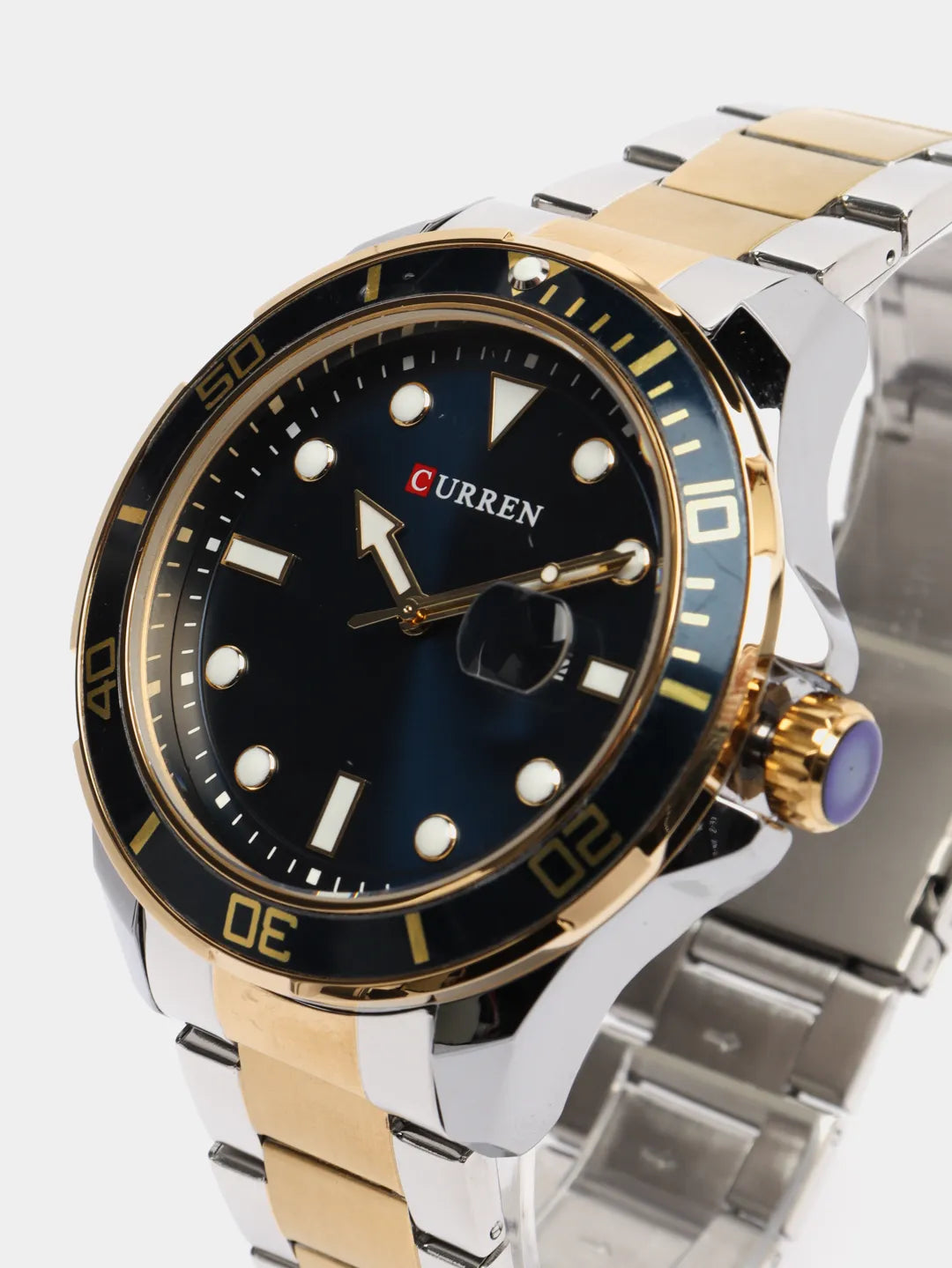 Montre Homme Curren Analog 8388 Fond Noir - Zaphyr Montres Tunisie