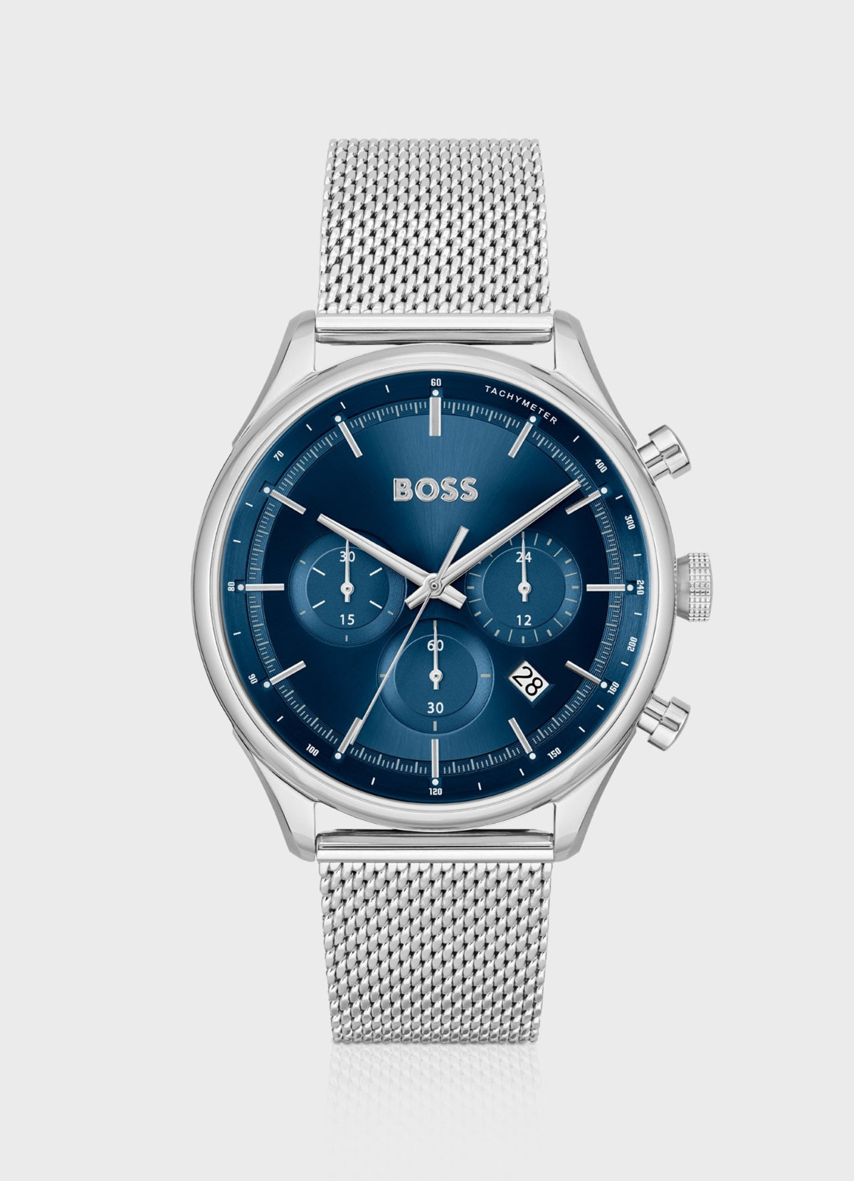 Montre Homme Hugo Boss chronographe plaquée Argent