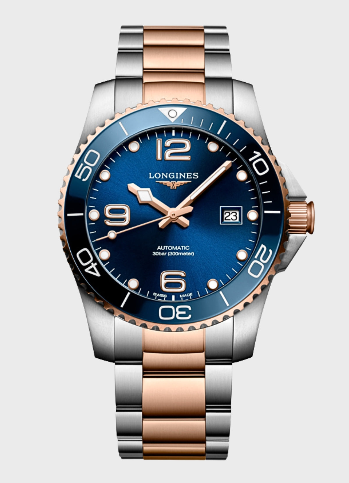 Montre Homme Longines HydroConquest L3.781.3.98.7 - Zaphyr Montres Tunisie
