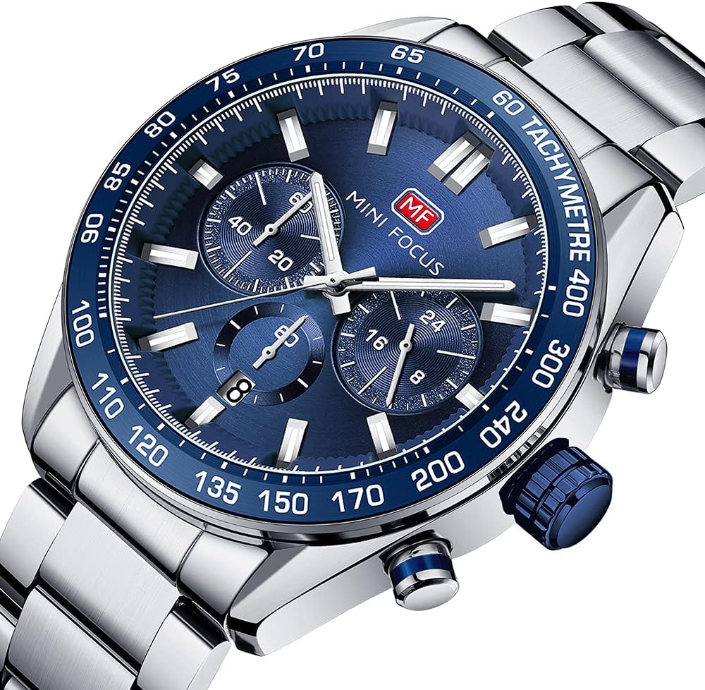 Montre Homme Mini Focus MF0503G Bleu - Zaphyr Montres Tunisie