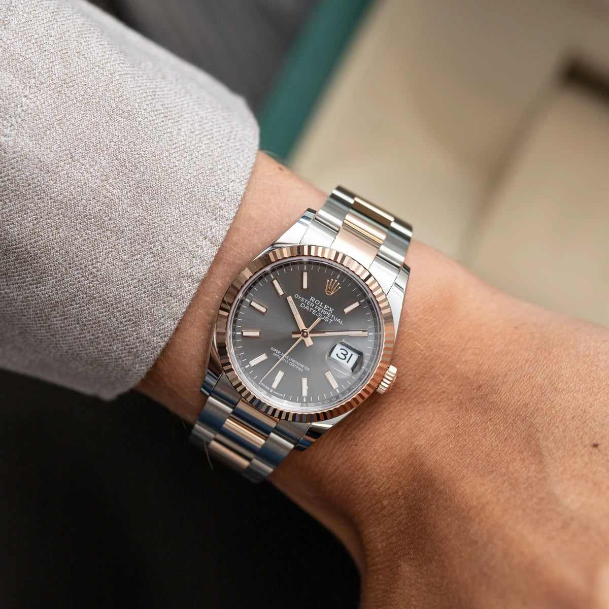 Montre Homme Rolex Datejust 41 Chocolate Dial - Zaphyr Montres Tunisie