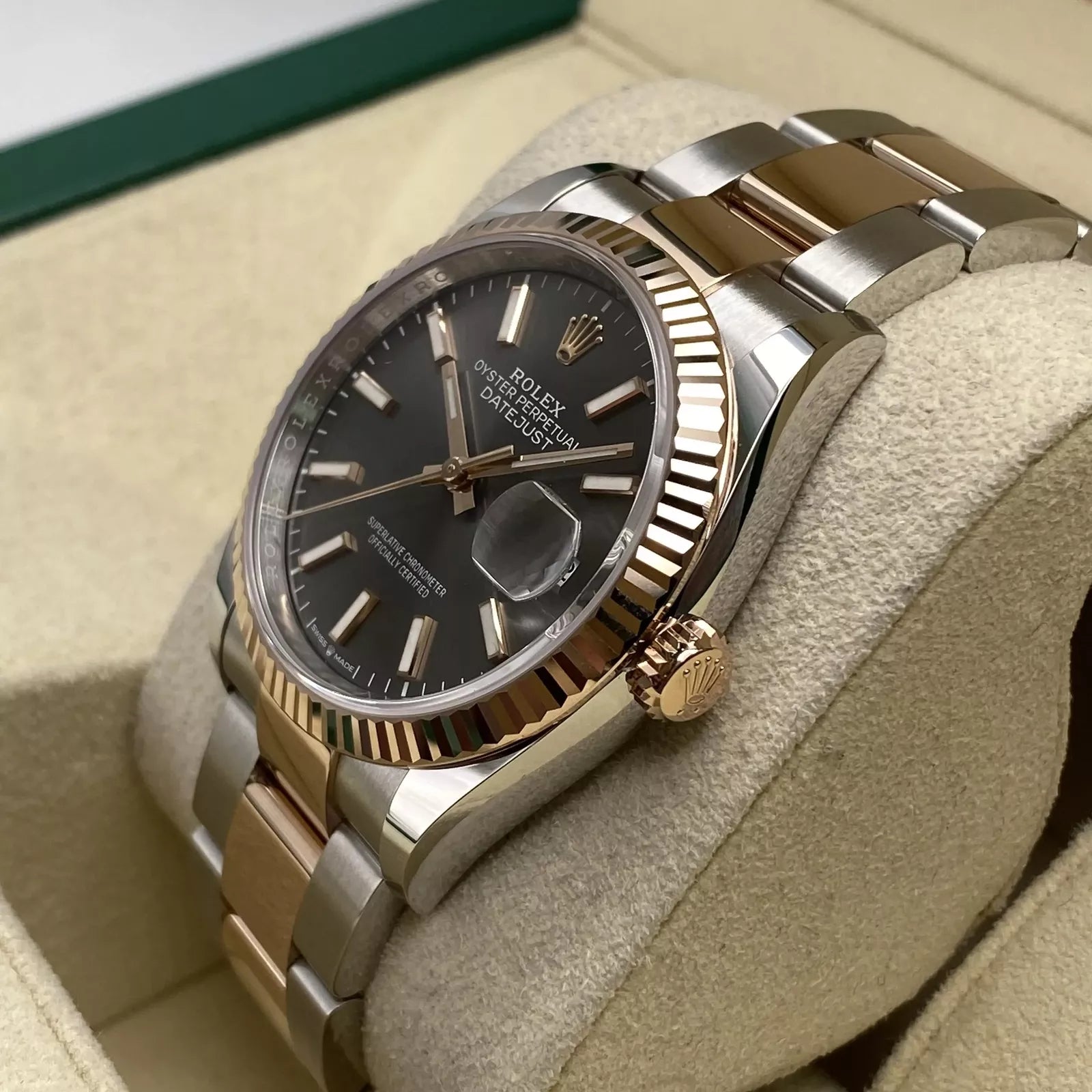 Montre Homme Rolex Datejust 41 Chocolate Dial - Zaphyr Montres Tunisie