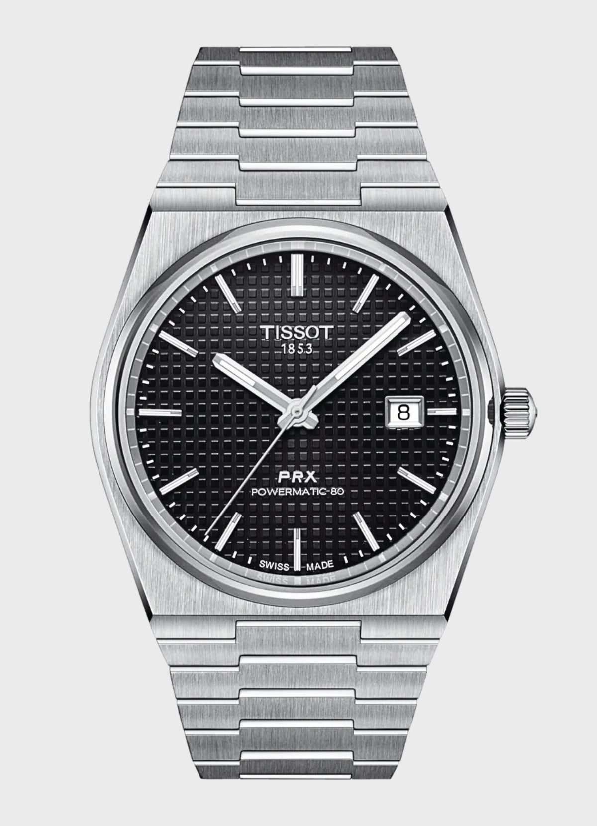 Montre Homme TISSOT POWERMATIC PRX Black - Zaphyr Montres Tunisie