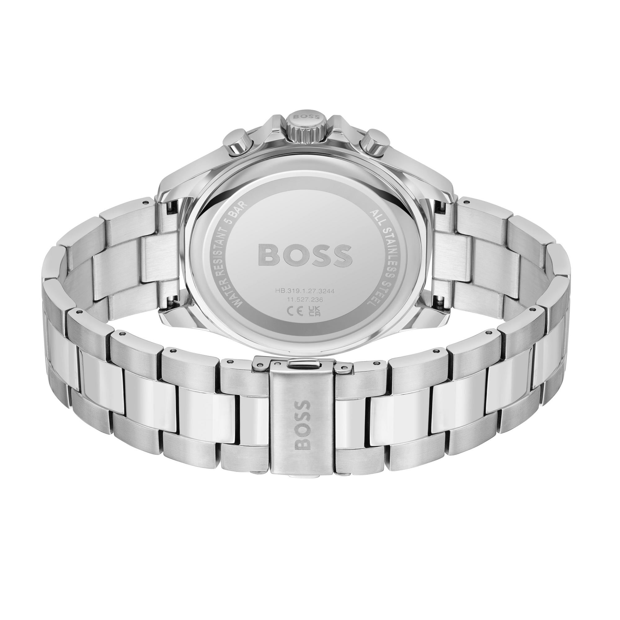 Montre homme BOSS Troper Chronograph Stainless Steel - Zaphyr Montres Tunisie