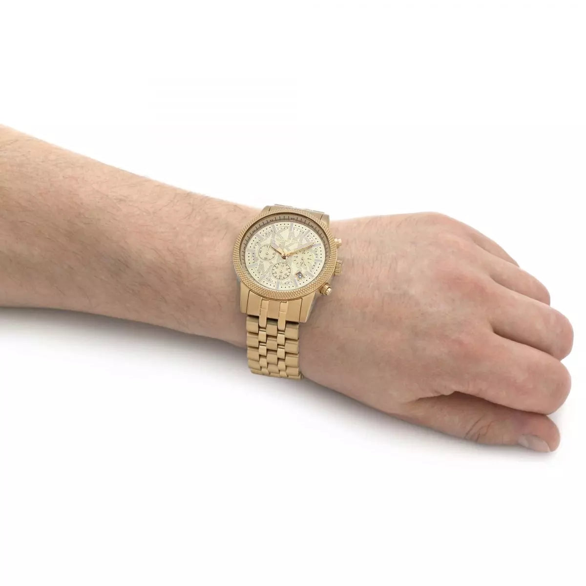 Montre pour Homme Michael Kors Hutton Gold-Tone Quartz - Zaphyr Montres Tunisie