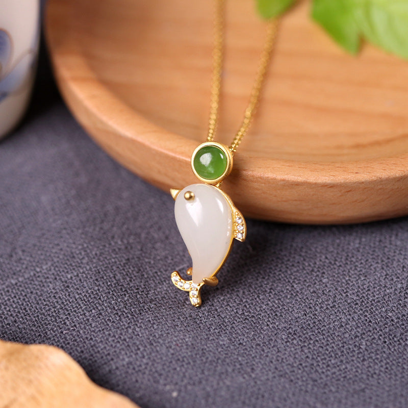 Collier Femme Green Fish Stainless Steel