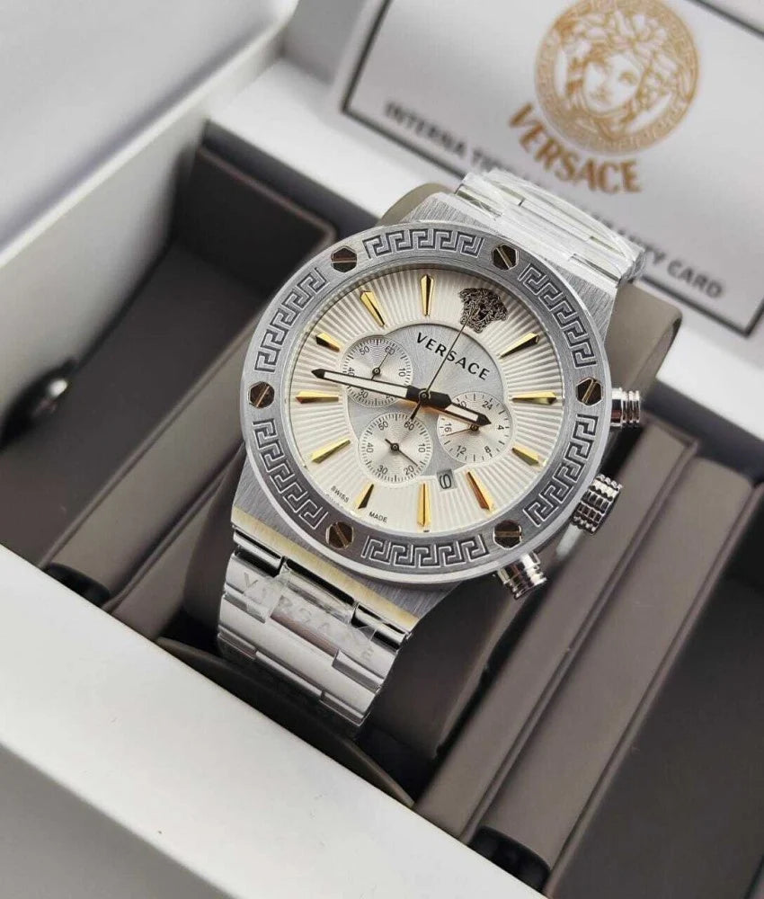 Montre Homme Versace Greca Chronograph V5028G
