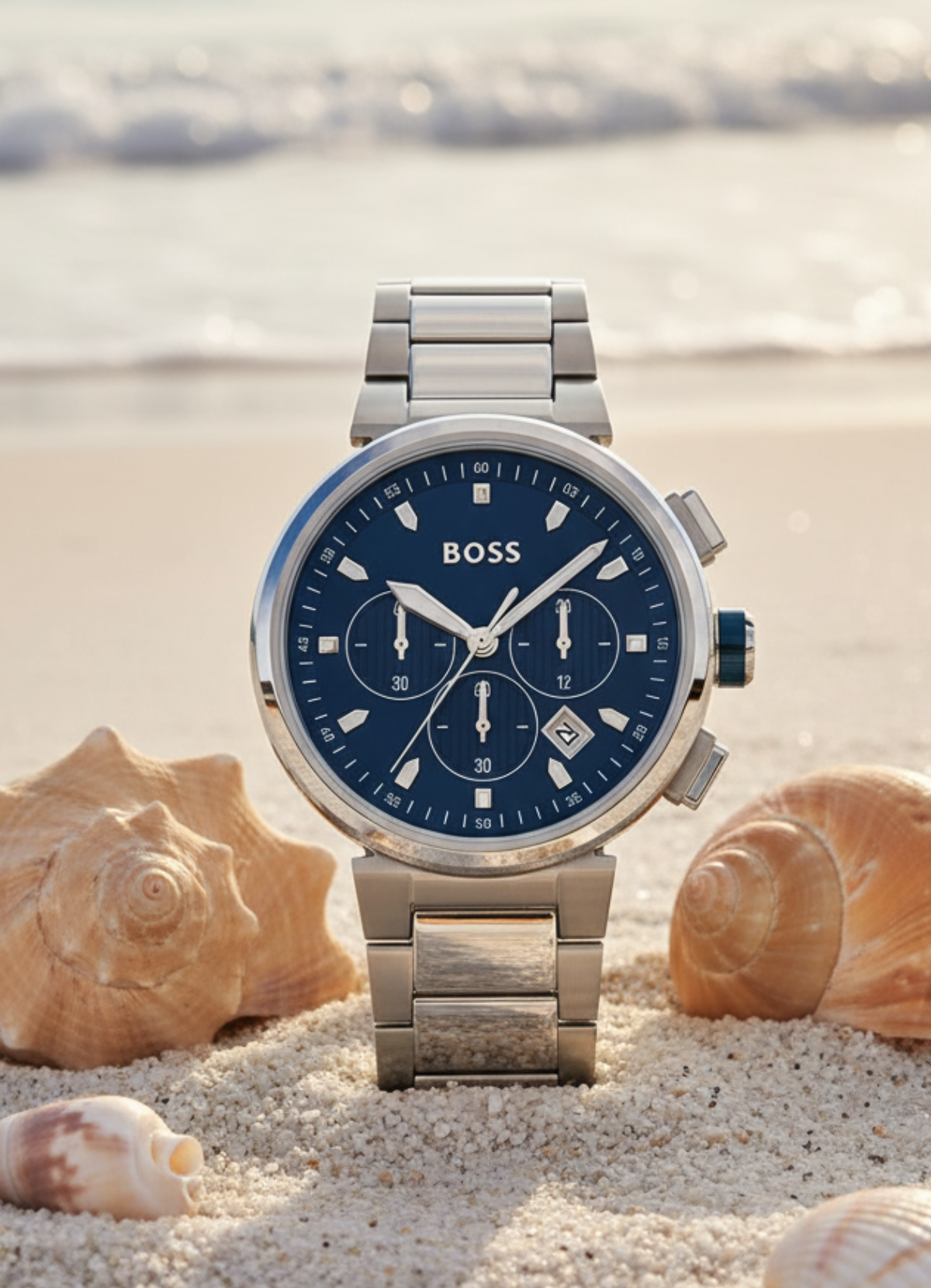 Montre homme HUGO BOSS Silberfarben 1513999