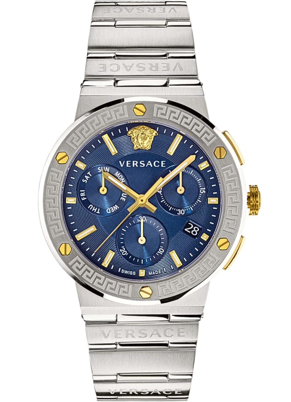 Montre Homme Versace Greca Chronograph V5028G Blue