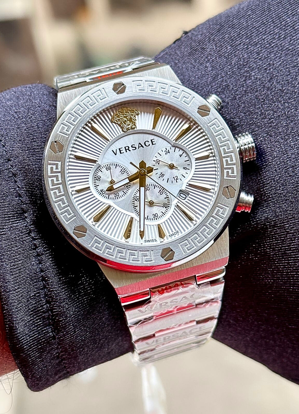 Montre Homme Versace Greca Chronograph V5028G