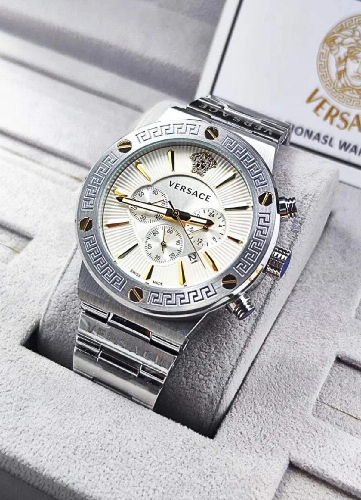 Montre Homme Versace Greca Chronograph V5028G