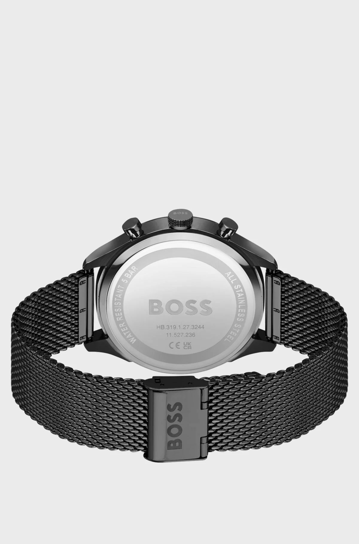 Montre Homme Hugo Boss chronographe plaquée noire