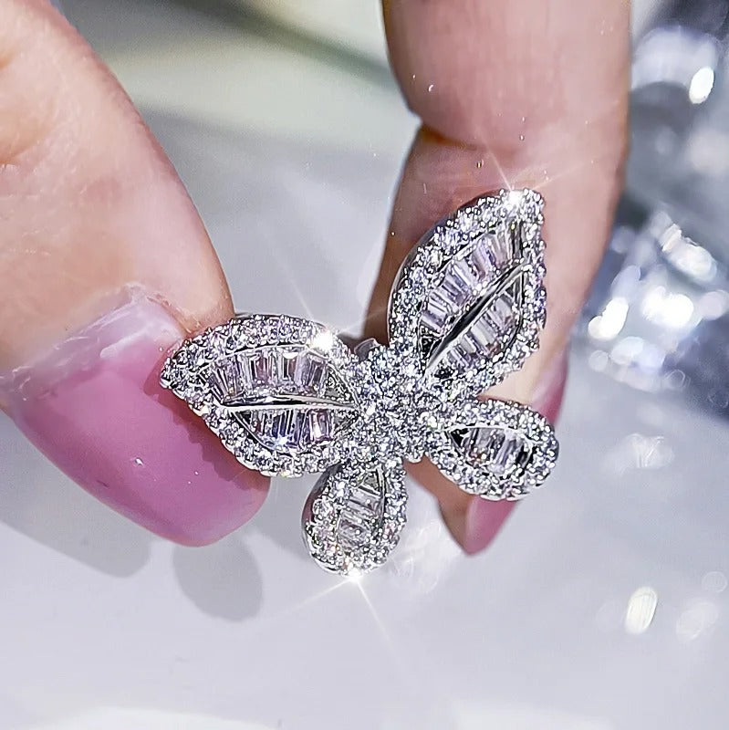 Collier Femme Silver Butterfly Stainless Steel